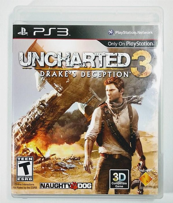 Jogo Uncharted 3 Drakes Decepction - PS3