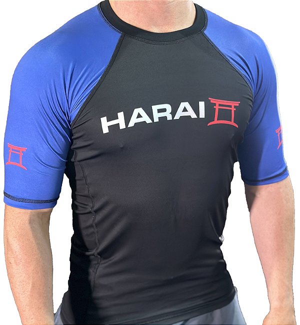 Rash Guard Harai Jiu Jitsu Competition Azul Harai Site Oficial