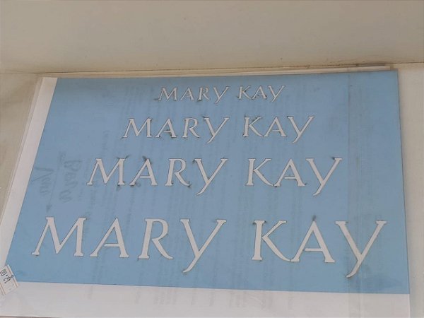 STENCIL VAN BORA 28X19 MARY KAY