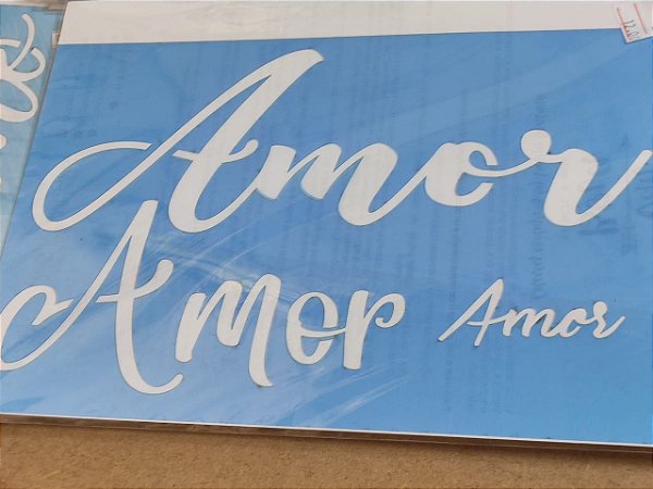 STENCIL VAN BORA 28X19 AMOR