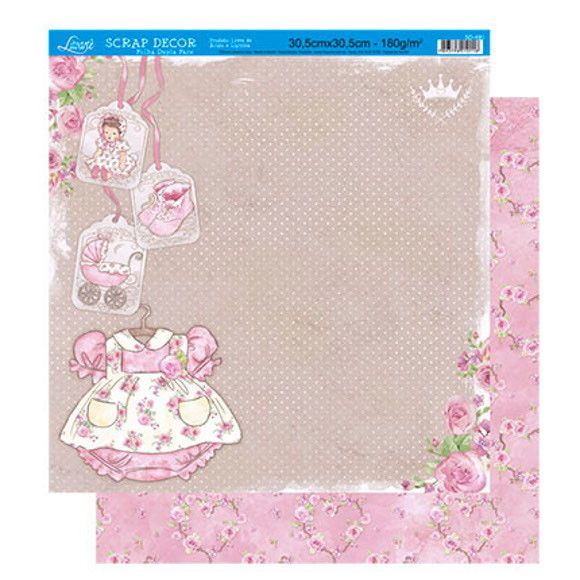 SCRAPBOOK LITOARTE DUPLA FACE 30,5X30,5 SD 490