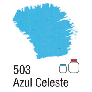 TINTA ACRÍLICA FOSCA 250ML 503 AZUL CELESTE ACRILEX