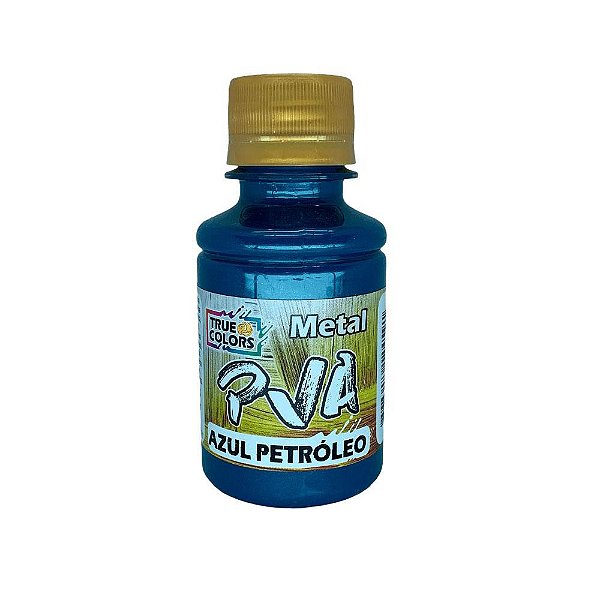 TRUE COLORS - METAL PVA 100ML AZUL PETRÓLEO