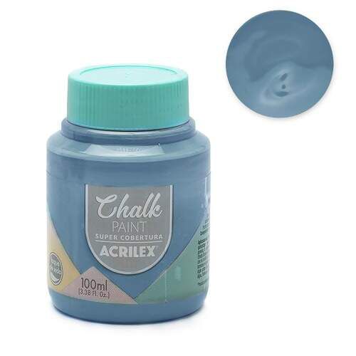 TINTA CHALK PAINT 100ML 877 TEMPESTADE ACRILEX