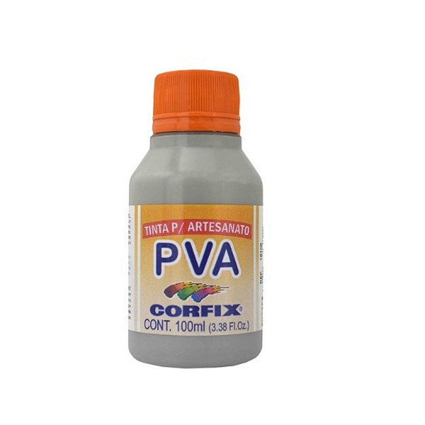 TINTA PVA FOSCA 100ML 468 CINZA CORFIX