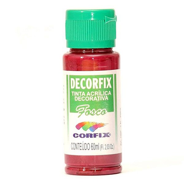 TINTA ACRÍLICA DECORATIVA 60ML 420 CEREJA CORFIX