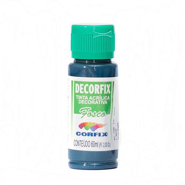 TINTA ACRÍLICA DECORATIVA 60ML 410 BLUE NIGHT CORFIX