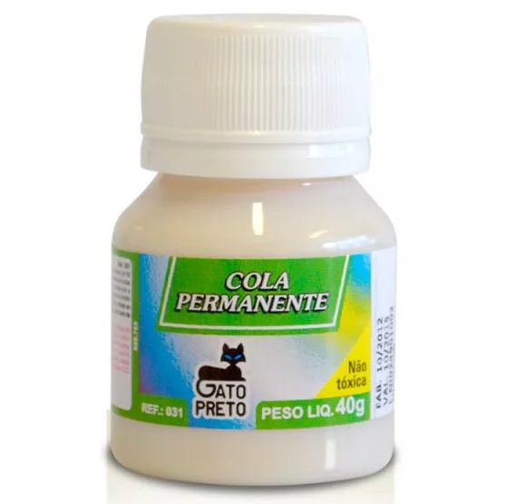 COLA PERMANENTE 40G GATO PRETO