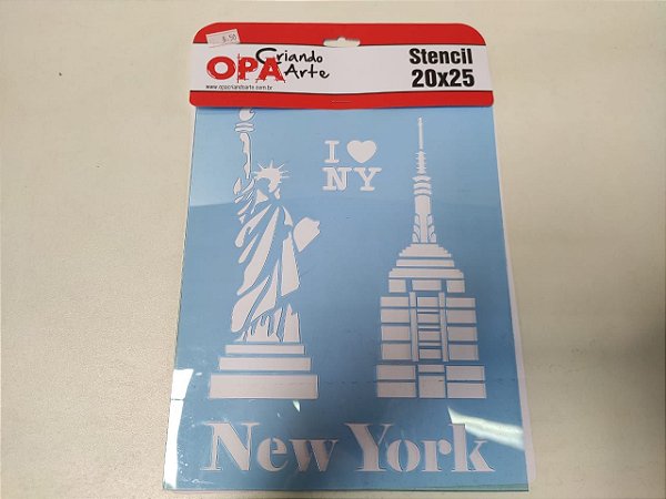 STENCIL 20X25 - CIDADES NEW YORK