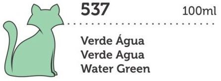 TINTA ACRÍLICA DECORATIVA 100ML VERDE AGUA GATO PRETO