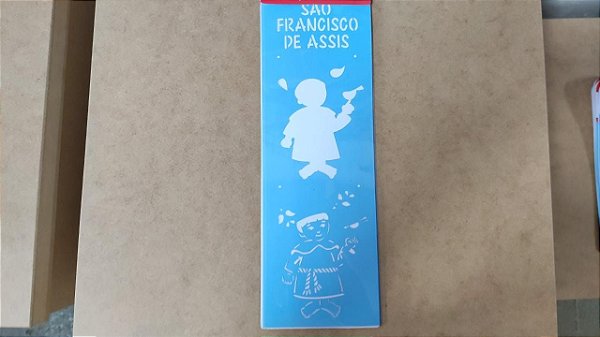 STENCIL 10X30 - RELIGIÃO S.FRANCISCO DE ASSIS INFANTIL