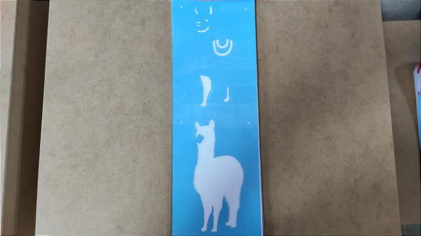 STENCIL 10X30 - ANIMAIS - LHAMA I