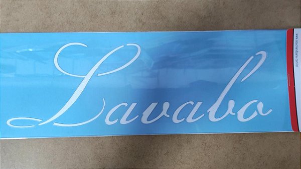 STENCIL 10X30 - PALAVRAS LAVABO