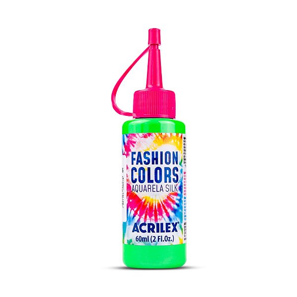 FASHION COLORS 60ML ACRILEX AQUARELA SILK VERDE