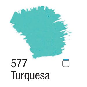 TINTA ACRÍLICA FOSCA 60ML 577 TURQUESA ACRILEX