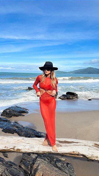 Vestido/Saída  Valeska Páprica