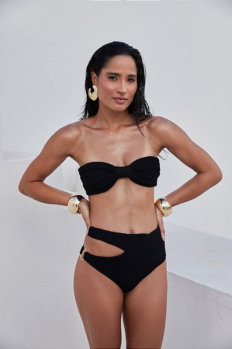 Biquíni Luisa Preto Hotpants
