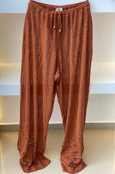 Calça Tela Caramelo