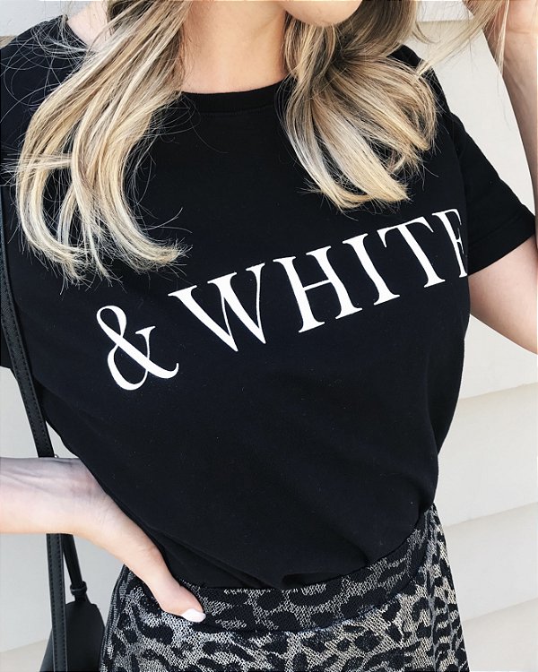 Camiseta Black & White