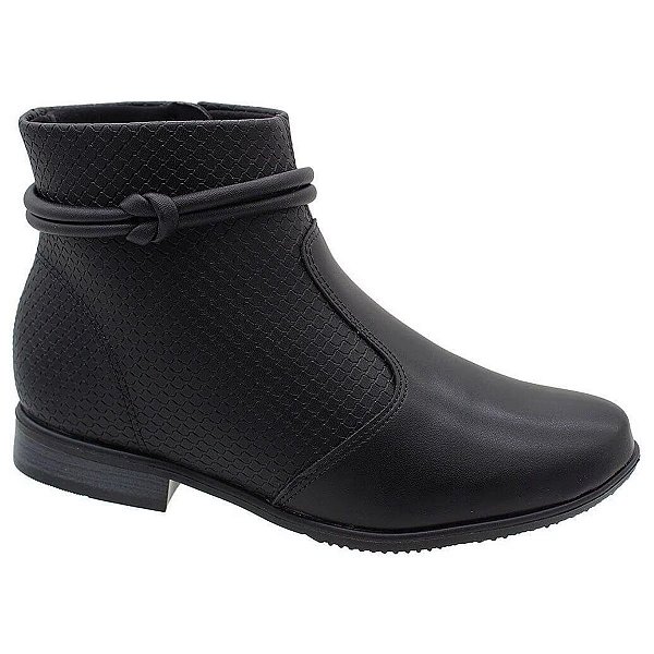 Bota Casual Moleca Baixa Cobra Fecho e Laço 5335.110