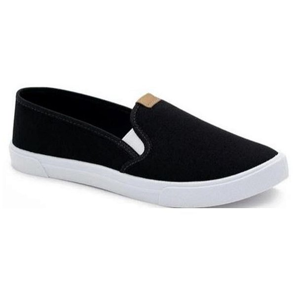 Tênis Slip On Feminino Têxtil Moleca REF 5296.130