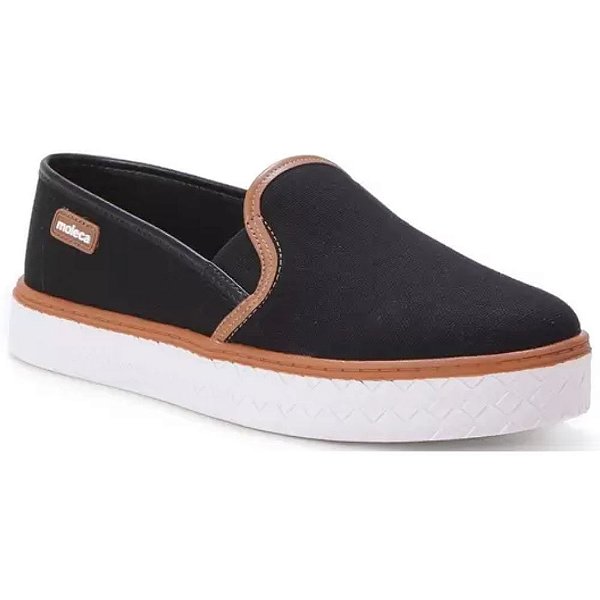 Tênis Moleca Casual Slip On em Lona 5712.204