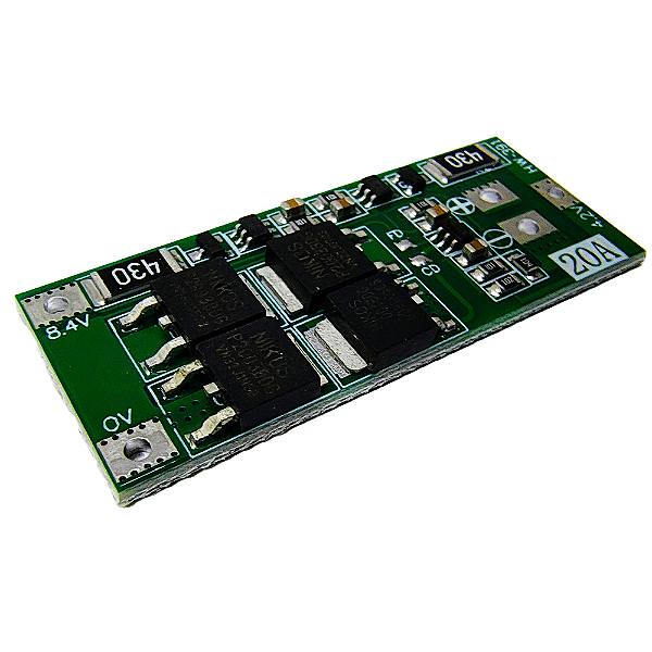 Placa de proteção de bateria de lítio 2S 8.4V 20A