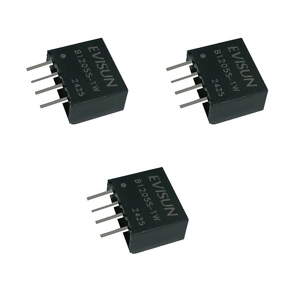 Kit 3 Conversor Dc/dc Isolador 12/5v 1w B1205s-1w B1205s
