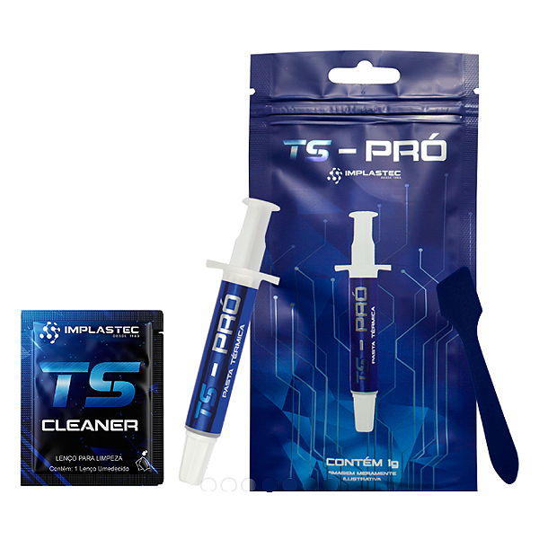 Pasta térmica Alto Desempenho Ts Pro 4 g Implastec