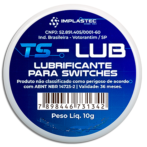 Graxa Para Switches Teclado Ts-lub Pote 10g Implastec