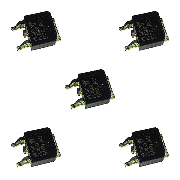Kit 5 Reguladores De Tensão 5v 78m05 Smd T0-252