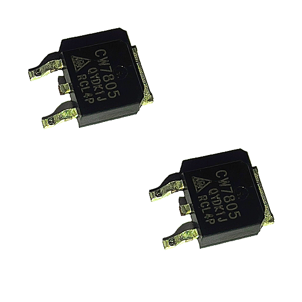 Kit 2 Reguladores De Tensão 5v 78m05 Smd T0-252