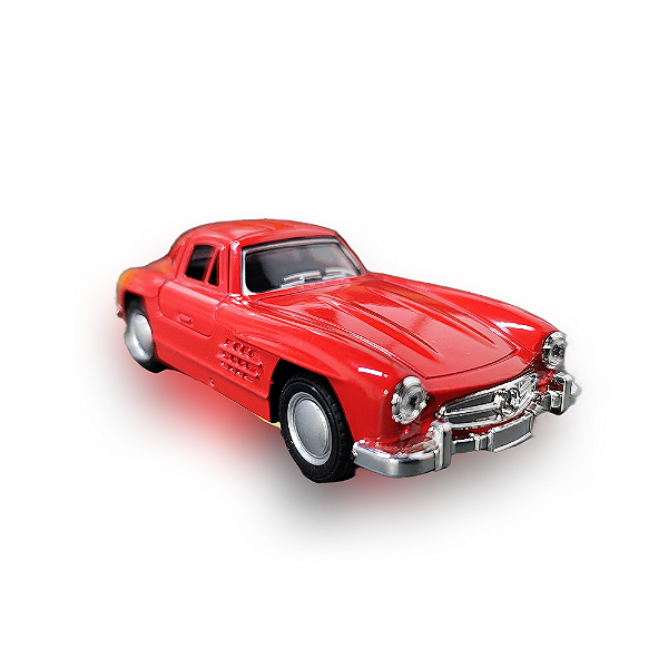 Miniatura Mercedes 300 Sl 54 Asa Gaivota Metal Fricção 1:36