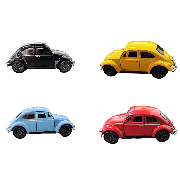 Miniatura Fusca Metal Colecionador Abre E Fecha As Portas