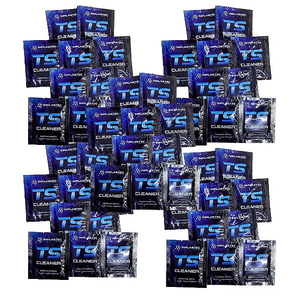 50x Sache Lenço Limpador Removedor Pasta Térmica Ts Pro Ipa