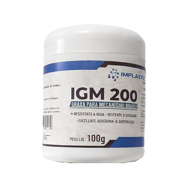 Graxa Branca Mecânica IGM 200 Pote 100g - Alta Performance