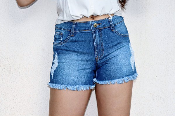 short jeans boyfriend destroyed