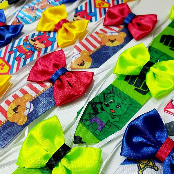 Gravata Borboleta Social Estampado - 10 unidades