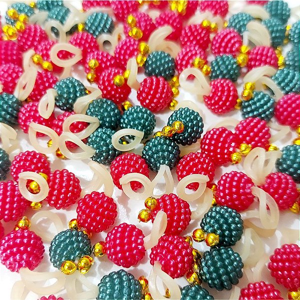 Ponto de Luz (Perola Craquelada) Natal - 20 unidades