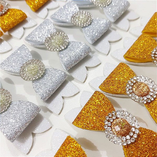 Laço Borboleta EVA de Ano Novo - 10 unidades