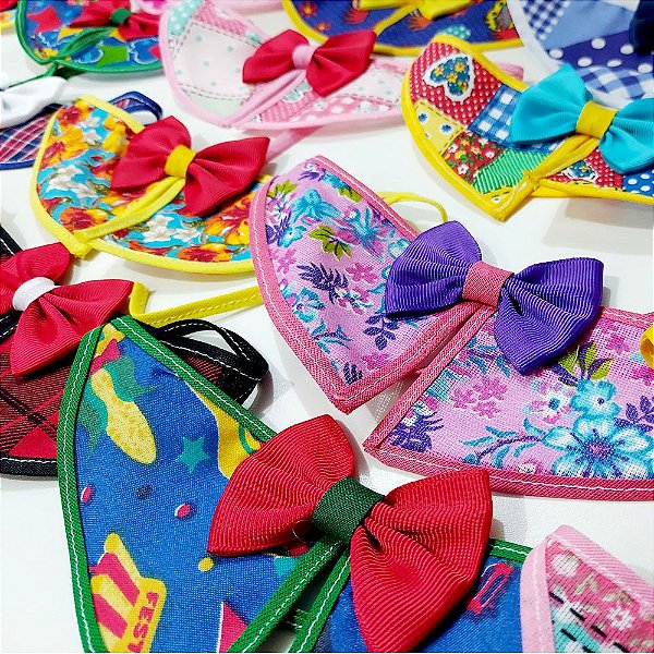 Golas Tecido Estampado de Festa Junina - 10 unidades