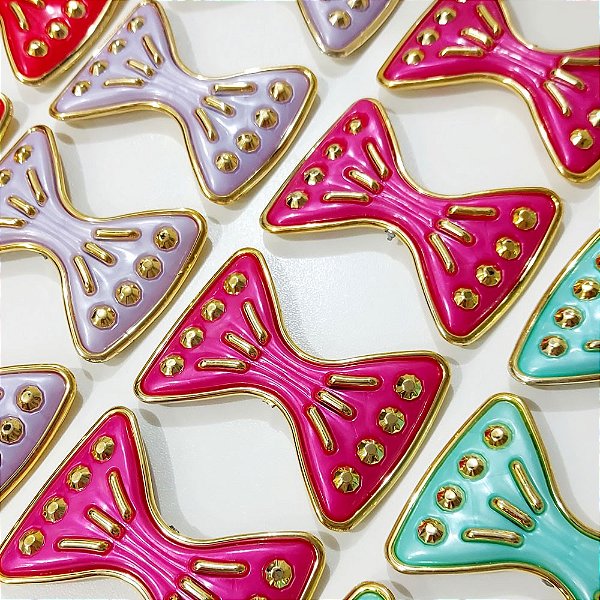 Laço de Penteado Metálico - 10 unidades