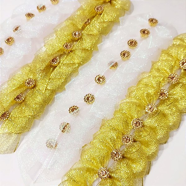 Laço de Ponta Lurex de Ano Novo - 10 unidades