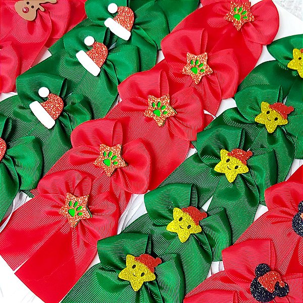 Laço de Pescoço EVA Natal - 10 unidades