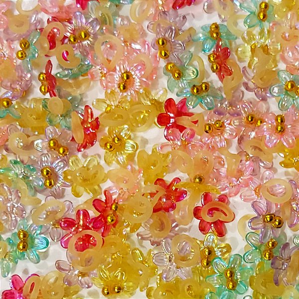 Ponto de Luz (Flor de Acrílico) - 20 unidades