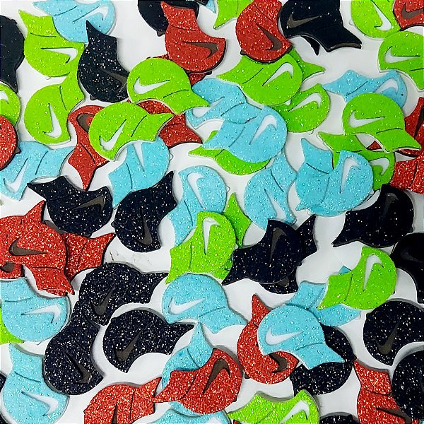 Adesivos EVA Glitter Boné Nike - 20 unidades
