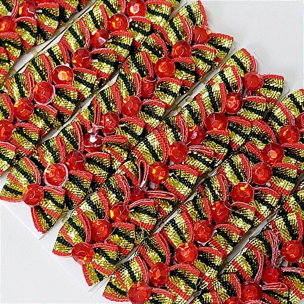Laço Micro Borboleta Estampado Natal - 20 unidades