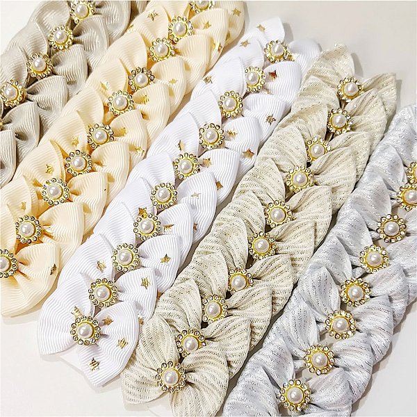 Laço Borboleta Sortidos Pedraria Ano Novo Mod.1 - 10 unidades