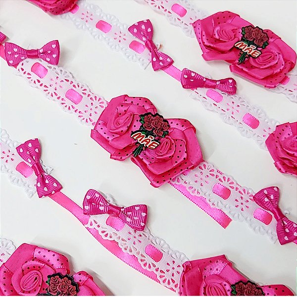 Gargantilha Passa Fita Luxo de Mães - 10 unidades