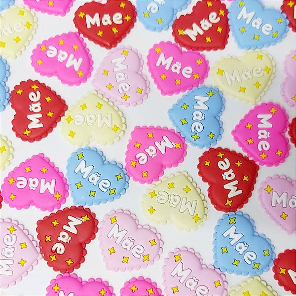 Laço de Penteado Emborrachado de Mães - 10 unidades